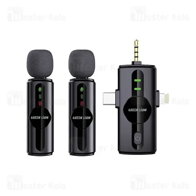میکروفون بی سیم گرین لاین Green Lion GM-80X GNGM80XMICBK - تصویر 2