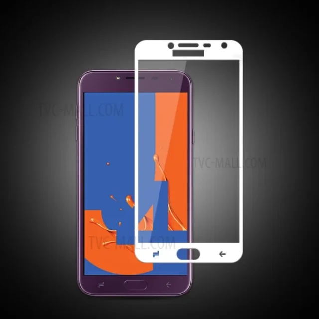 محافظ شیشه ای تمام صفحه و تمام چسب مارک بوف Samsung Galaxy J4 2018 / J400 - تصویر 2