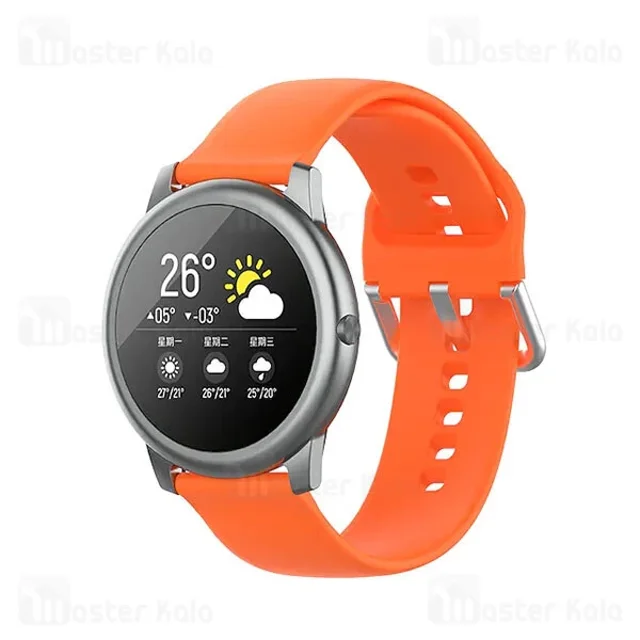 بند سیلیکونی ساعت هوشمند شیائومی Xiaomi Haylou Solar LS05 / RT LS05s Silicone Band - تصویر 8