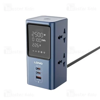 چند راهی برق و شارژر الدینیو Ldnio SC2 دارای 3 پورت - تصویر 6