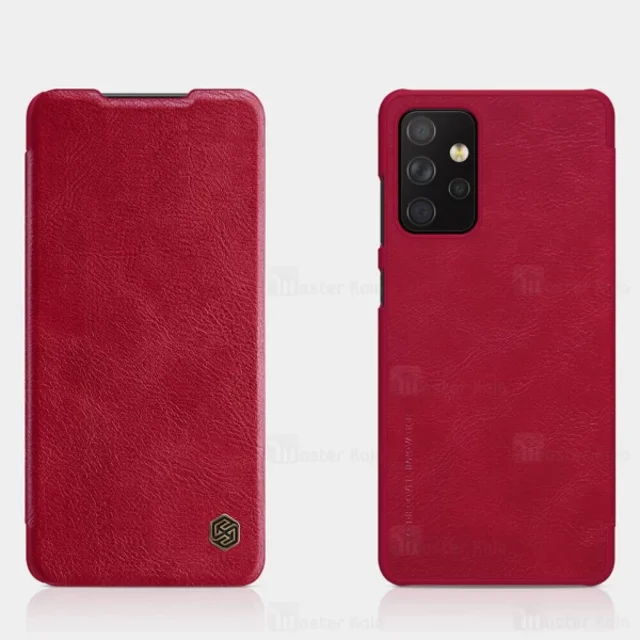کیف چرمی نیلکین سامسونگ Samsung Galaxy A72 / A72 5G Nillkin Qin Leather Case - تصویر 5