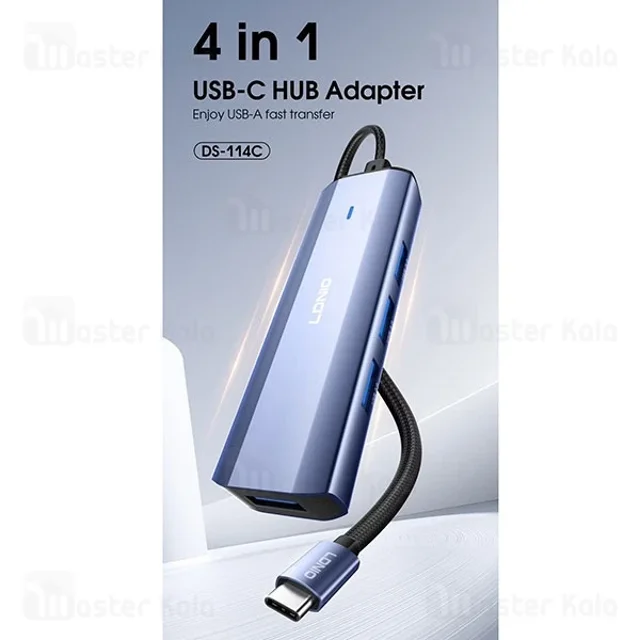 هاب 4 پورت تایپ سی الدینیو LDNIO DS-114C - تصویر 8