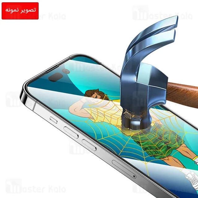 گلس تمام صفحه تمام چسب آیفون گرین لاین Apple iPhone 14 Plus Green Lion 3D Silicone Plus - تصویر 8