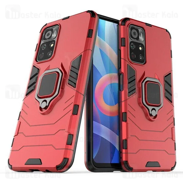 گارد ضد ضربه انگشتی شیائومی Xiaomi Redmi Note 11 5G (China) Black Panther KEYSION Armor - تصویر 5