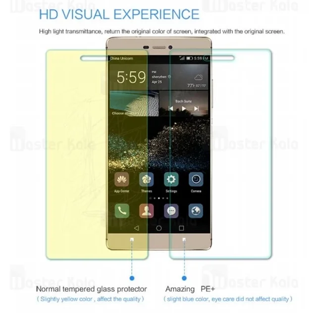 محافظ صفحه نمایش شیشه ای نیلکین سامسونگ Huawei Ascend P8 Nillkin PE+ Glass - تصویر 3