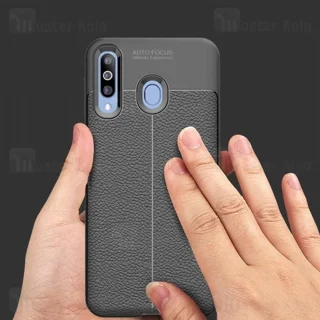 قاب محافظ ژله ای طرح چرم سامسونگ Samsung Galaxy M30 Auto Focus - تصویر 4