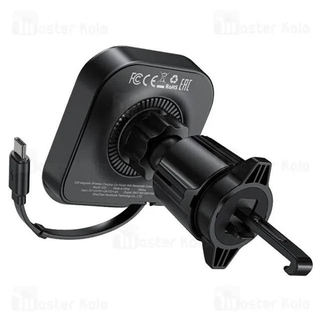 هولدر و شارژر وایرلس دریچه کولری مگ سیف ایس فست ACEFAST D32 توان 15 وات با کابل جمع شونده - تصویر 3