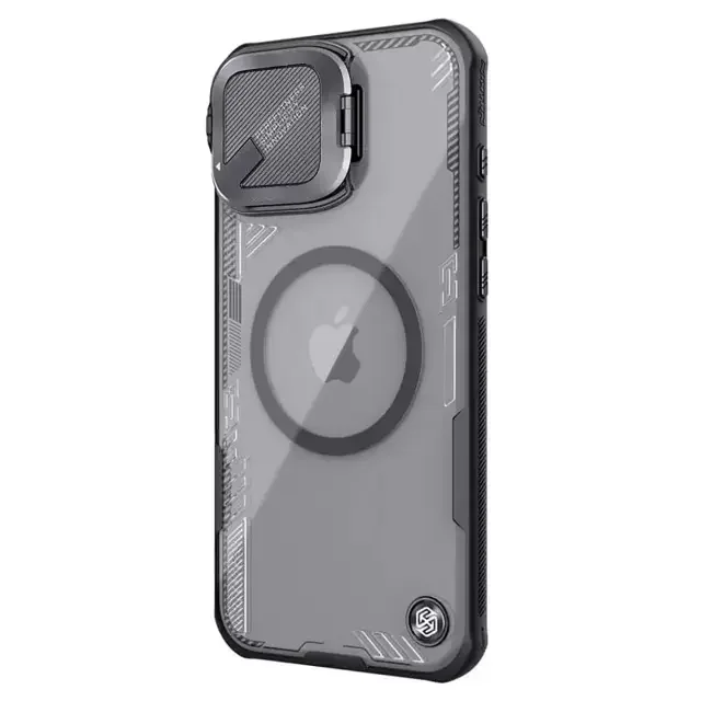 کاور مگنتی نیلکین مشکی - مدل Iceblade Prop Magnetic MagSafe با محافظ دوربین و استند مناسب - تصویر 5