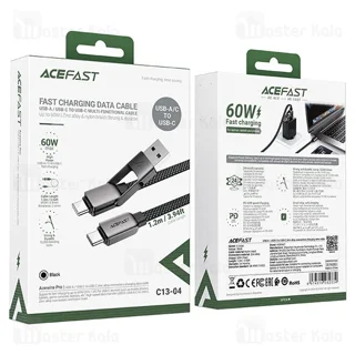 کابل Type-C به Type-C ایس فست ACEFAST C13-04 طول 1.2 متر توان 60 وات - تصویر 7