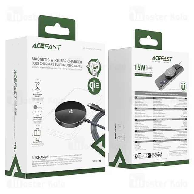 شارژر وایرلس مگ سیف ایس فست ACEFAST E24 توان 15 وات - تصویر 8