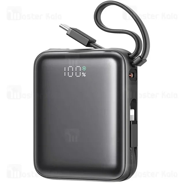 پاوربانک 10000 جویروم Joyroom JR-PBF27 توان 22.5 وات با کابل متصل جمع شونده - تصویر 2