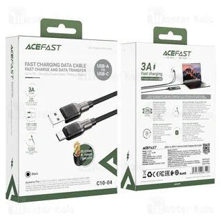 کابل Type-C ایس فست ACEFAST C10-04 طول 1.2 متر توان 15 وات - تصویر 8