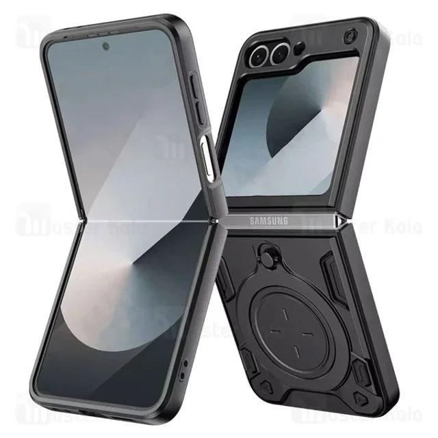قاب ضد ضربه مگنتی سامسونگ Samsung Galaxy Z Flip6 Magnetic Support Case دارای محافظ دوربین - تصویر 4