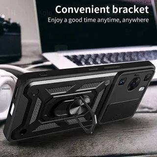 گارد محافظ ضد ضربه انگشتی Huawei P60 / P60 Pro SHUNIJA Case دارای محافظ دوربین - تصویر 3