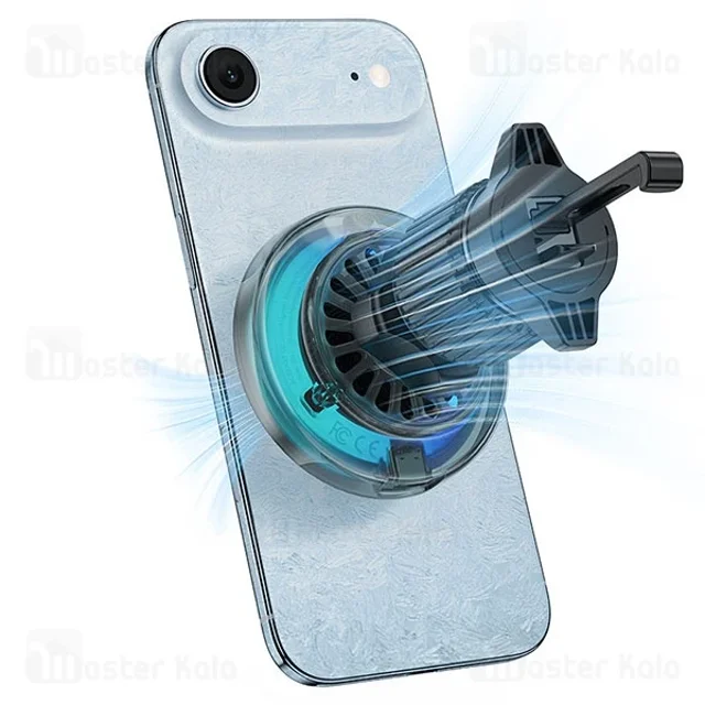 هولدر و شارژ وایرلس دریچه کولری هوشمند ایس فست ACEFAST D61 توان 25 وات - تصویر 6