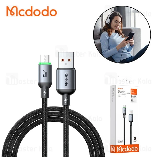 کابل میکرو یو اس بی مک دودو Mcdodo CA-6620 طول 1 متر شدت جریان 2 آمپر