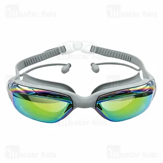 عینک شنای طوسی گرین لاین مدل AquaVision Pro GNAQUVSNGLGY