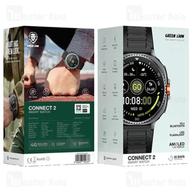 ساعت هوشمند گرین لاین Green Lion Connect 2 GNCNCT2SWA - تصویر 6