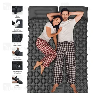 تشک بادی مسافرتی گرین لاین Green Lion Air Mattress GNDUAIRMAT - تصویر 3