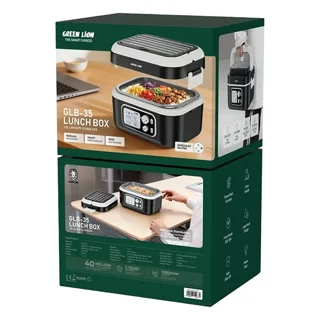 ظرف غذای گرمکن دار شارژی گرین لاین Green Lion GLB-35 GNGLB35LBXBK ظرفیت 1.5 لیتر - تصویر 4