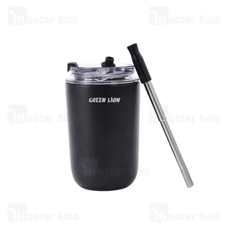 ماگ سفری گرین لاین GNVATMUG280BK با بدنه استیل