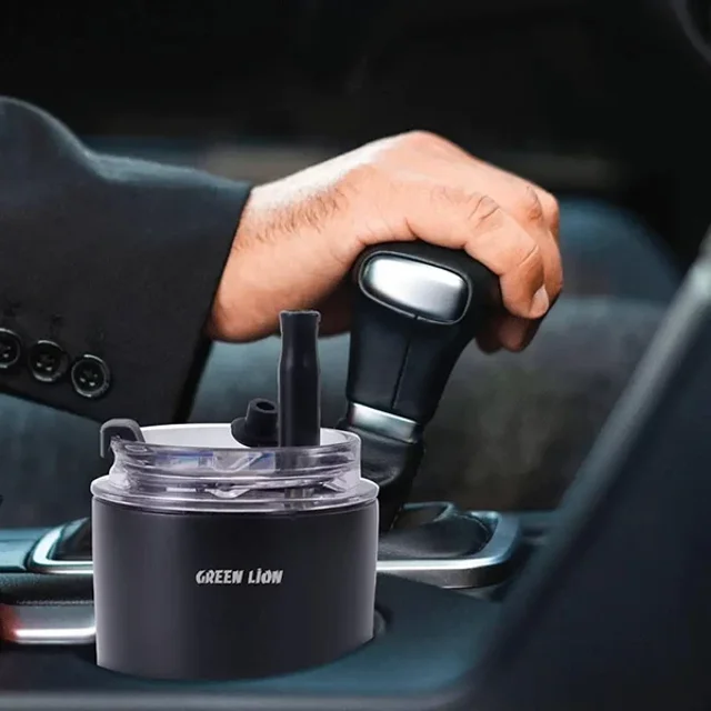 ماگ استیل گرین لاین GNVATMUG280BK مدل دوجداره