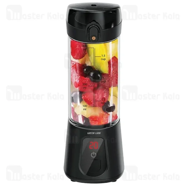 مخلوط کن قابل حمل گرین لاین Green Lion Juice Mate Pro GNJUMTPR20BK ظرفیت 470 میلی لیتر - تصویر 3