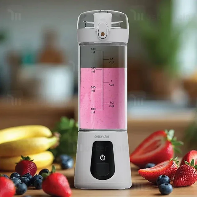 مخلوط کن قابل حمل گرین لاین Green Lion Juice Mate Pro GNJUMTPR20BK ظرفیت 470 میلی لیتر - تصویر 4
