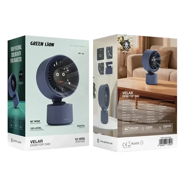 پنکه رومیزی شارژی گرین لاین Green Lion Velar GNPF16VELFNWH - تصویر 6