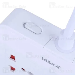 چند راهی برق و شارژر هیسکا Hiska CH-5521 دارای 6 پورت - تصویر 6