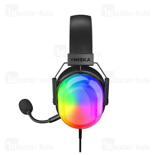 هدفون گیمینگ مشکی هیسکا GHR-07 با اتصال USB