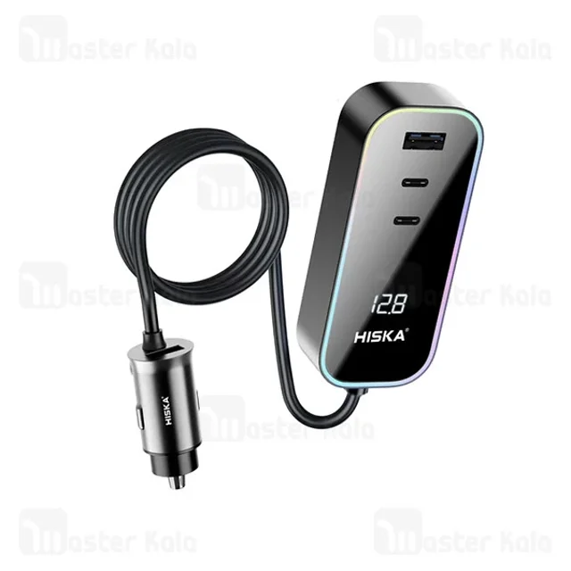 شارژر فندکی هیسکا Hiska HCC-328 توان 120 وات - تصویر 2