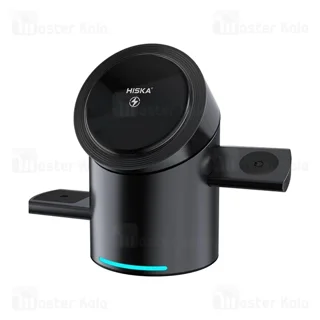 شارژر بی‌سیم هیسکا HR-16 با قابلیت شارژ اپل واچ