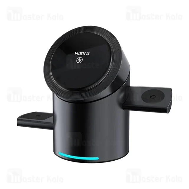 شارژر بی‌سیم هیسکا HR-16 با قابلیت شارژ اپل واچ