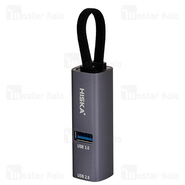 هاب 5 پورت تایپ سی هیسکا Hiska HR-52 توان 100 وات - تصویر 3