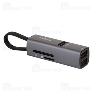 هاب 5 پورت تایپ سی هیسکا Hiska HR-52 توان 100 وات - تصویر 4