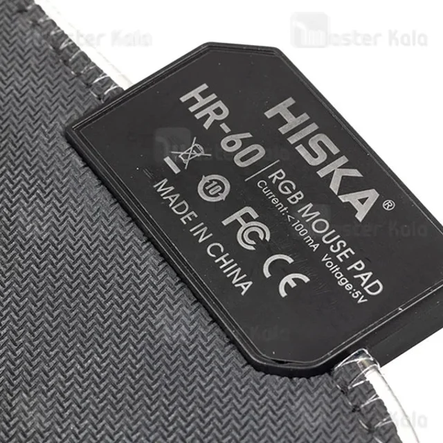 موس پد گیمینگ هیسکا HR-60 با ۱۴ حالت RGB