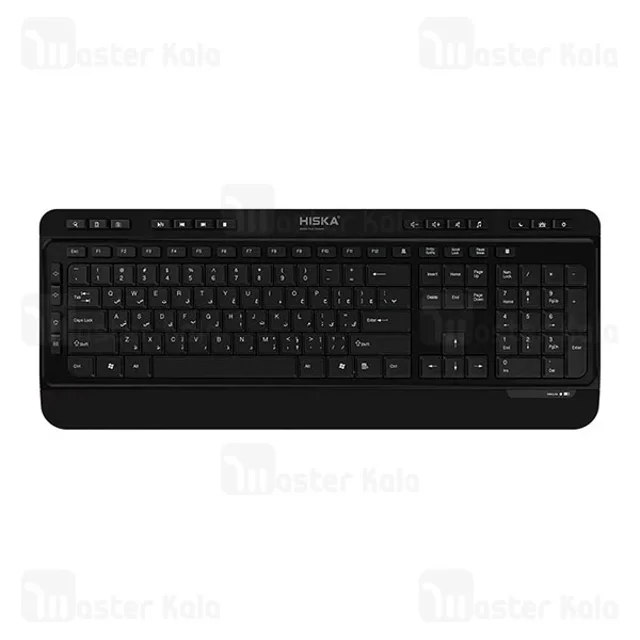 کیبورد وایرلس هیسکا Hiska HX-KE235W - تصویر 2