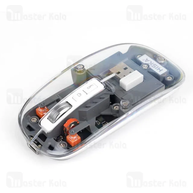 ماوس بی‌سیم هیسکا HX-MO155 با دقت ۲۴۰۰ DPI