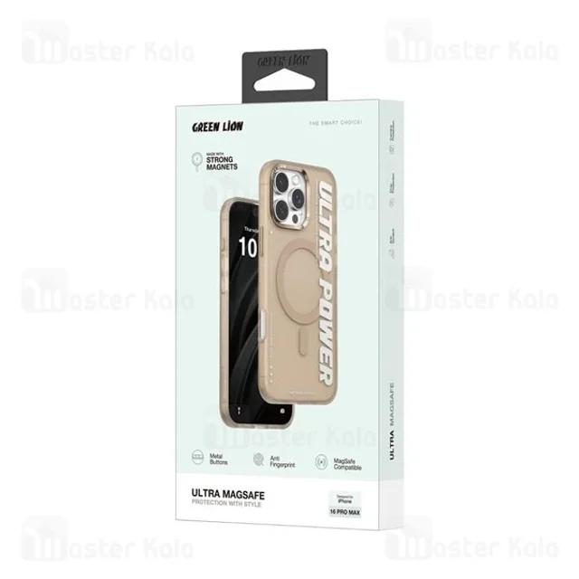 قاب محافظ مگ سیف گرین لاین آیفون Apple iPhone 16 Pro Green Lion Ultra MagSafe - تصویر 6