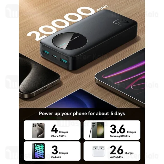 پاوربانک 20000 جویروم Joyroom JR-PBF14 Pro توان 22.5 وات - تصویر 6