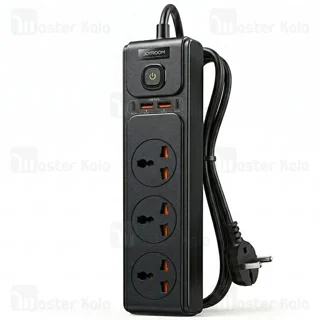 چند راهی برق و شارژر جویروم Joyroom JR-TE1 دارای 4 پورت - تصویر 2