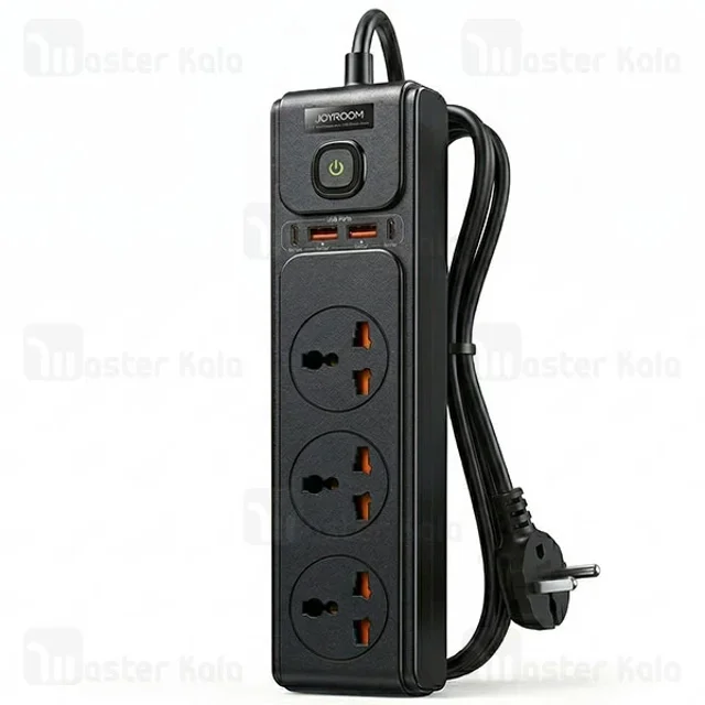 چند راهی برق و شارژر جویروم Joyroom JR-TE1 دارای 4 پورت - تصویر 2