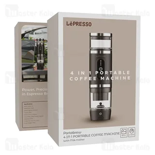 قهوه ساز قابل حمل لپرسو LePresso 4 in 1 Portable Coffee Machine LPCFFM4IN1BK - تصویر 8
