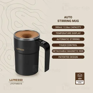 ماگ همزن خودکار لپرسو LPCFFM0018 مشکی