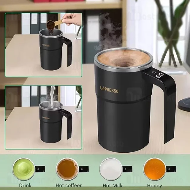 ماگ همزن‌دار لپرسو LPCFFM0018 با توان ۲ وات