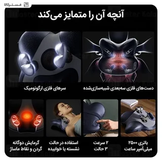 ماساژور حرارتی شانه و گردن فیلیپس Philips PPM3503N - تصویر 7