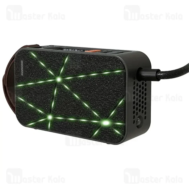 کمپرسور باد پرودو Porodo Flator PDGA03BK همراه با چراغ قوه - تصویر 3