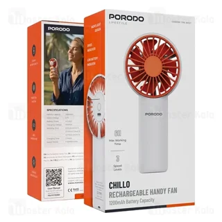 پنکه دستی پرودو Porodo Lifestyle Chillo PDLFSTF93WH - تصویر 5