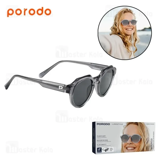 عینک آفتابی پرودو Porodo Lifestyle Montago Polarized Lens PDLFSTLS005SL — لنز پلاریزه UV۴۰۰